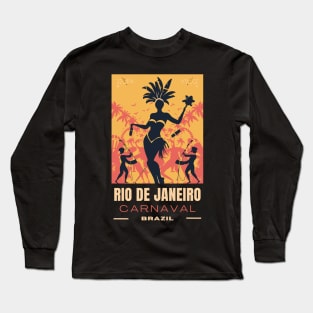 Carnaval - Rio de Janeiro - Brazil Long Sleeve T-Shirt